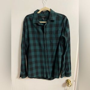 Green Flannel size medium